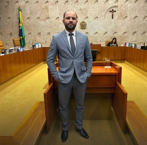Everton Luiz no plenário do Supremo Tribunal Federal